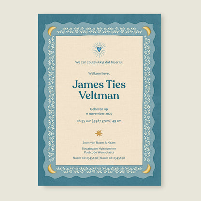 Sample Sparrow Birds Light Blue