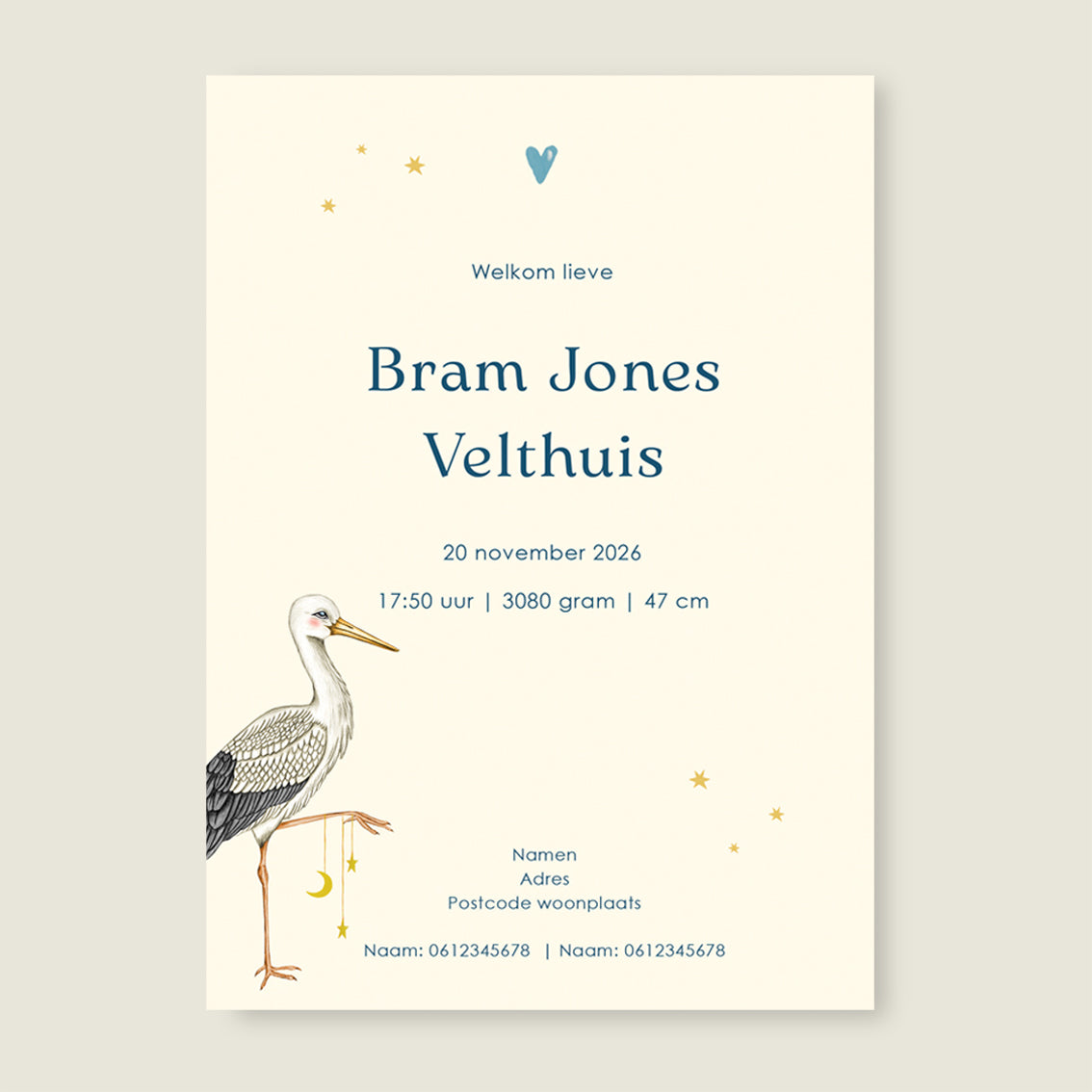 Stork Basket - Story of July