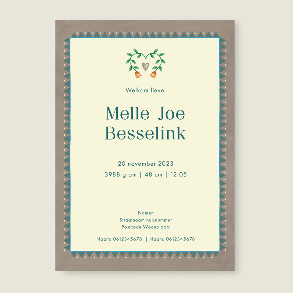 Two Dear Moonlight Khaki - Story of July