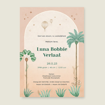 Crane Bird Palms Terra - Story of July