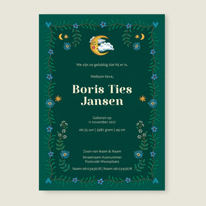 Sample Embroider Lion Dark Green