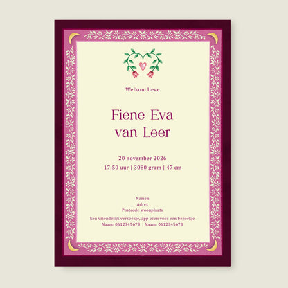 Sample Moon Moth Red - Story of July