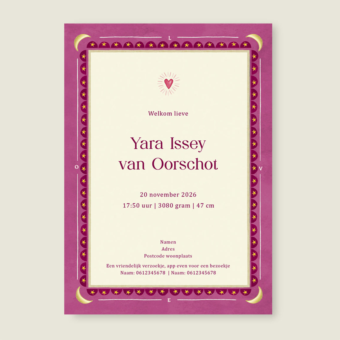 Sample Moon Swan Red - Story of July