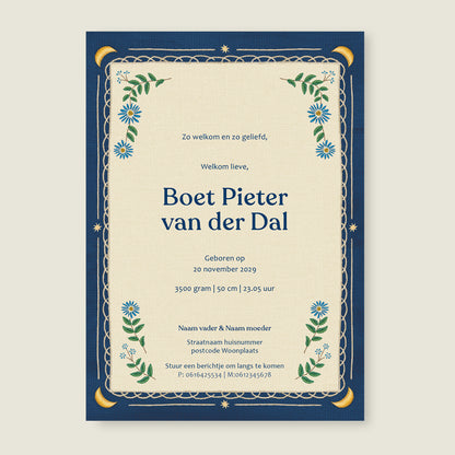 Sample Sleep Tight Dark Blue