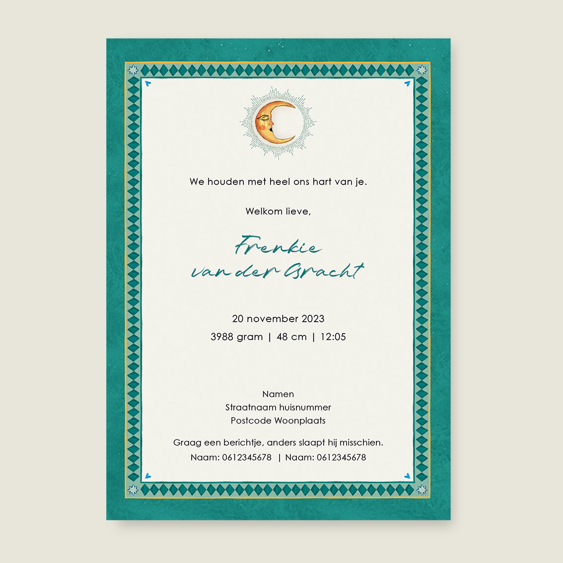 Zebra Palms Green - Story of July