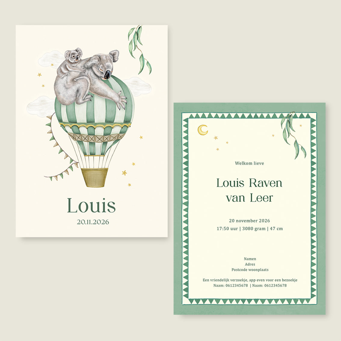 Sample Balloon Koala Offwhite - Story of July