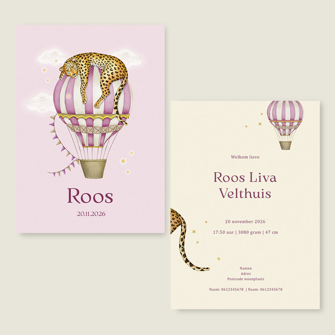 Balloon Panter Pink - Story of July