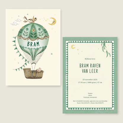 Basket Balloon Lightgreen - Story of July