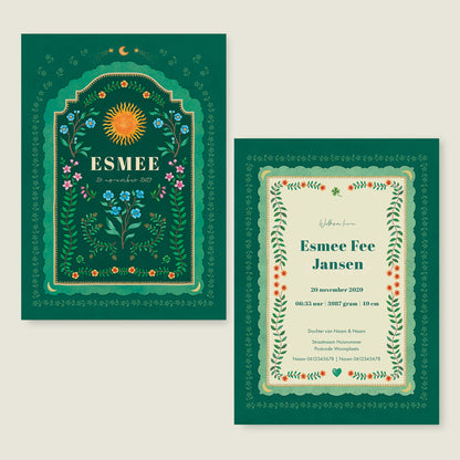 Sample Blooming Sun Green