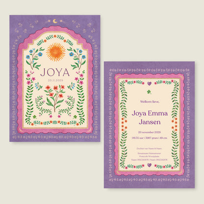 Sample Blooming Sun Paars