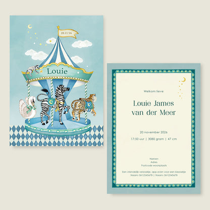 Sample Carrousel Green - Story of July