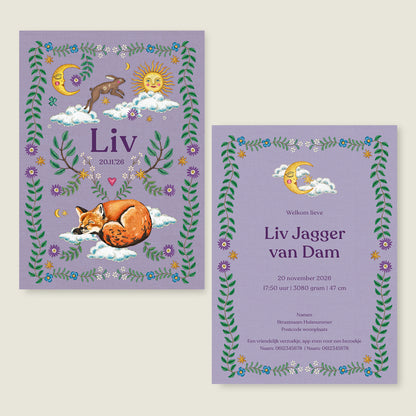 Embroider Rabbit Lila - Story of July