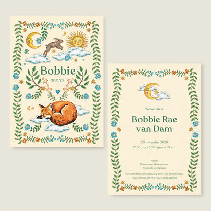 Sample Embroider Rabbit Offwhite - Story of July