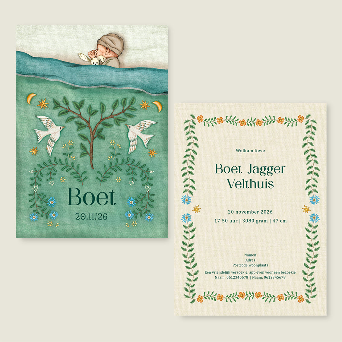 Sample Sleep Tight Blue - Story of July