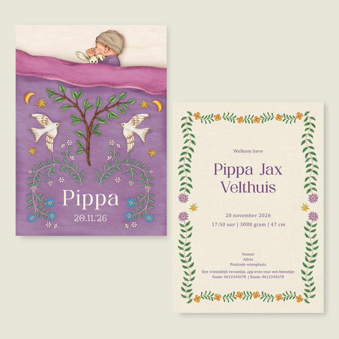 Sleep Tight Paars - Story of July