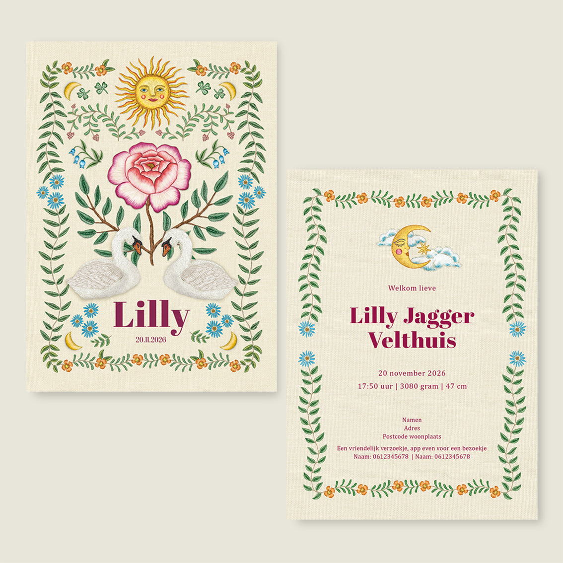 Swan Rose Offwhite - Story of July