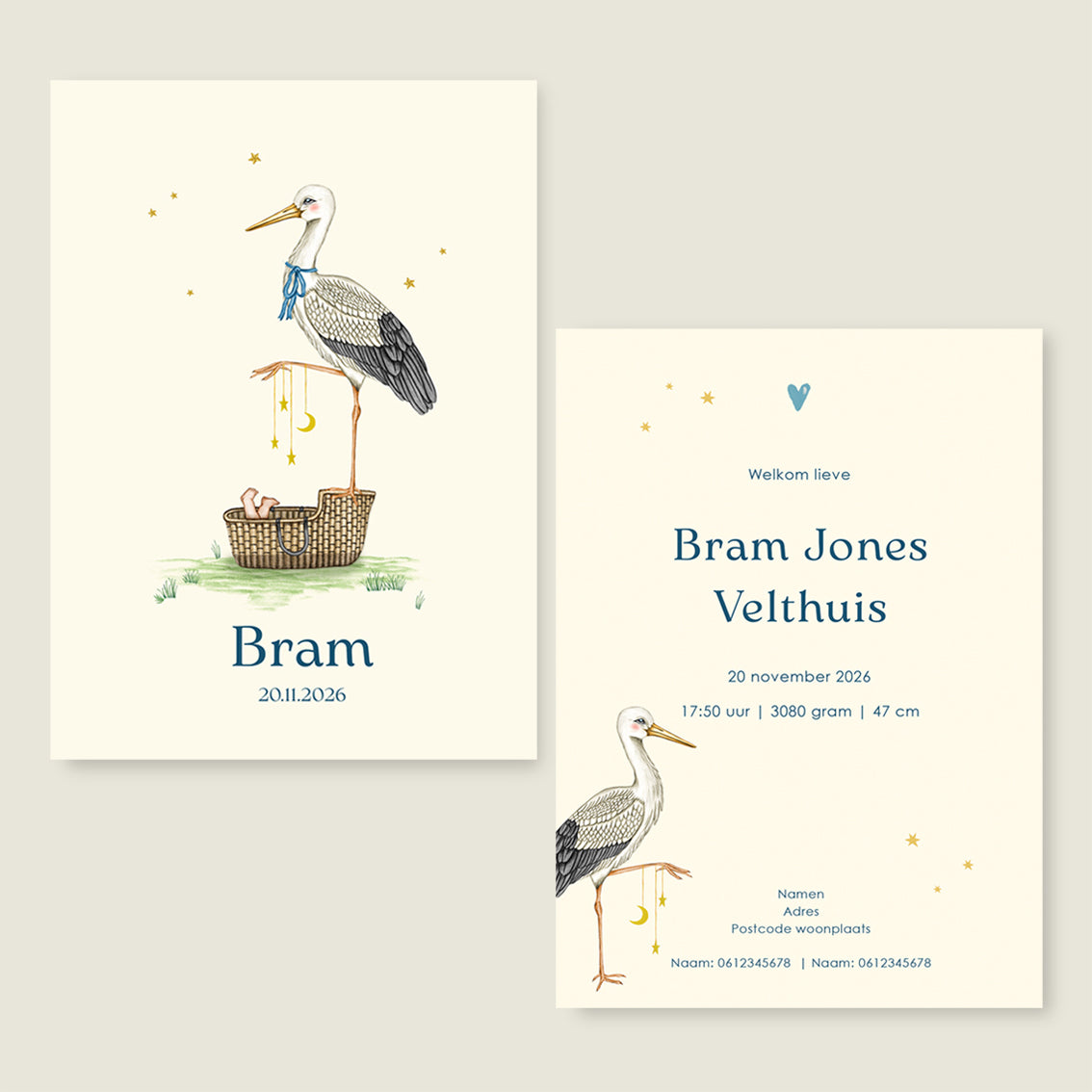 Stork Basket - Story of July