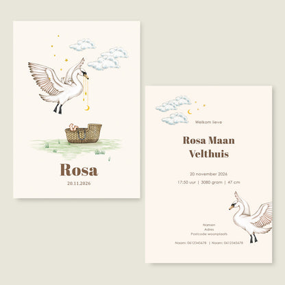 Sample Swan Basket Offwhite - Story of July