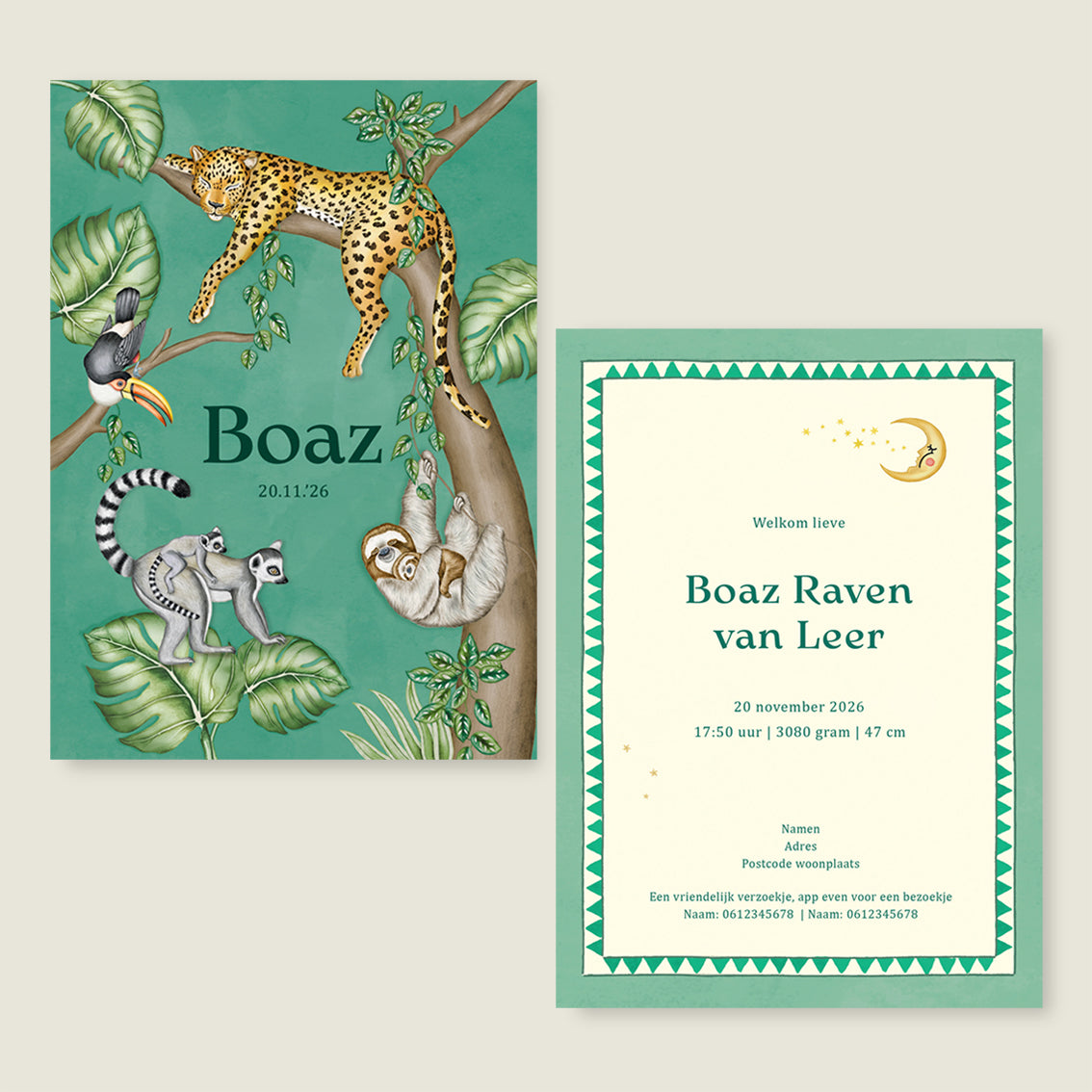 Sample Tree Panter Green - Story of July