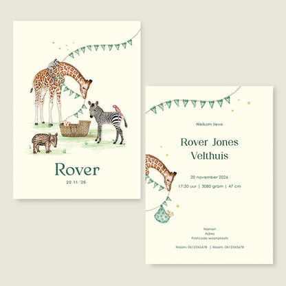 Sample Welcome Baby - Story of July