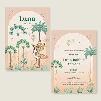 Crane Bird Palms Terra - Story of July