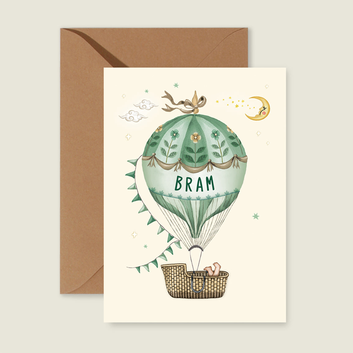 Basket Balloon Lightgreen - Story of July