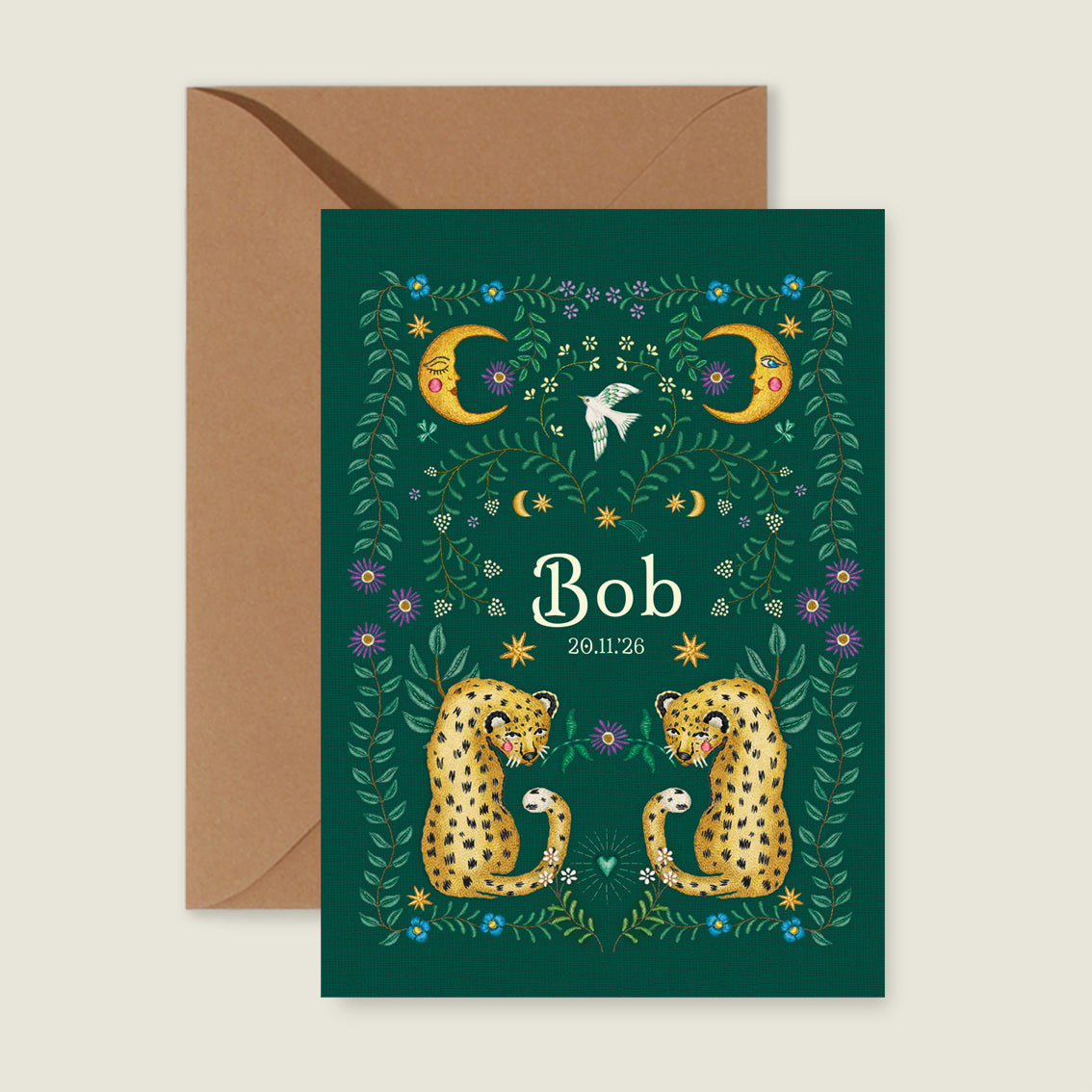 Embroider Panter Green - Story of July