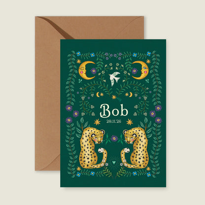 Embroider Panter Green - Story of July