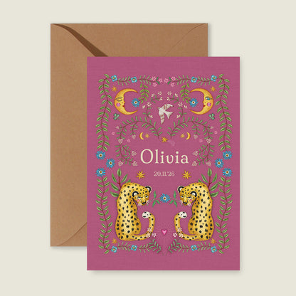 Sample Embroider Panter Pink - Story of July