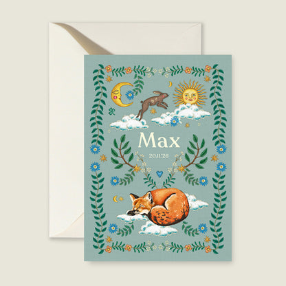 Embroider Rabbit Lightblue - Story of July