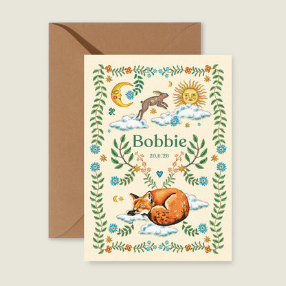 Sample Embroider Rabbit Offwhite - Story of July