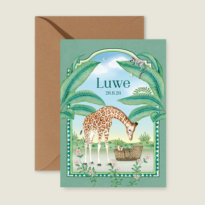 Giraffe And The Monkey Green - Story of July