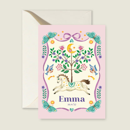 Sample Horse And Butterflys