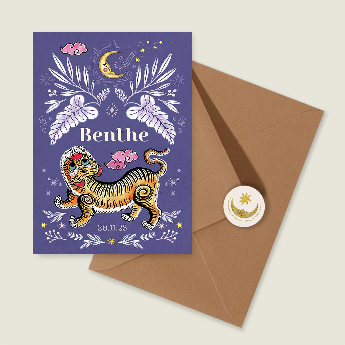 Pretty Tiger Paars - Story of July