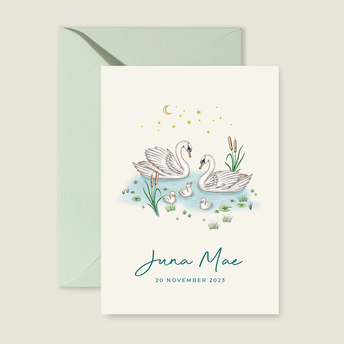 Swan Family Offwhite - Story of July