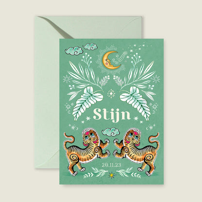 Two Pretty Tigers Groen - Story of July