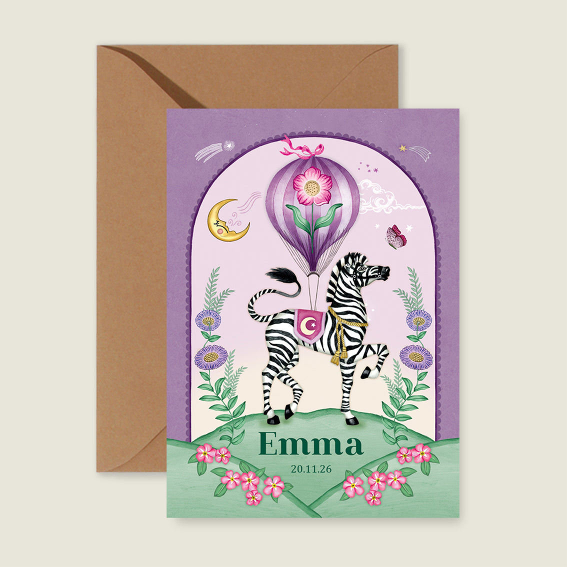 Zebra Moon Paars - Story of July