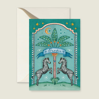 Zebra Palms Green - Story of July