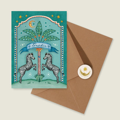 Zebra Palms Green - Story of July