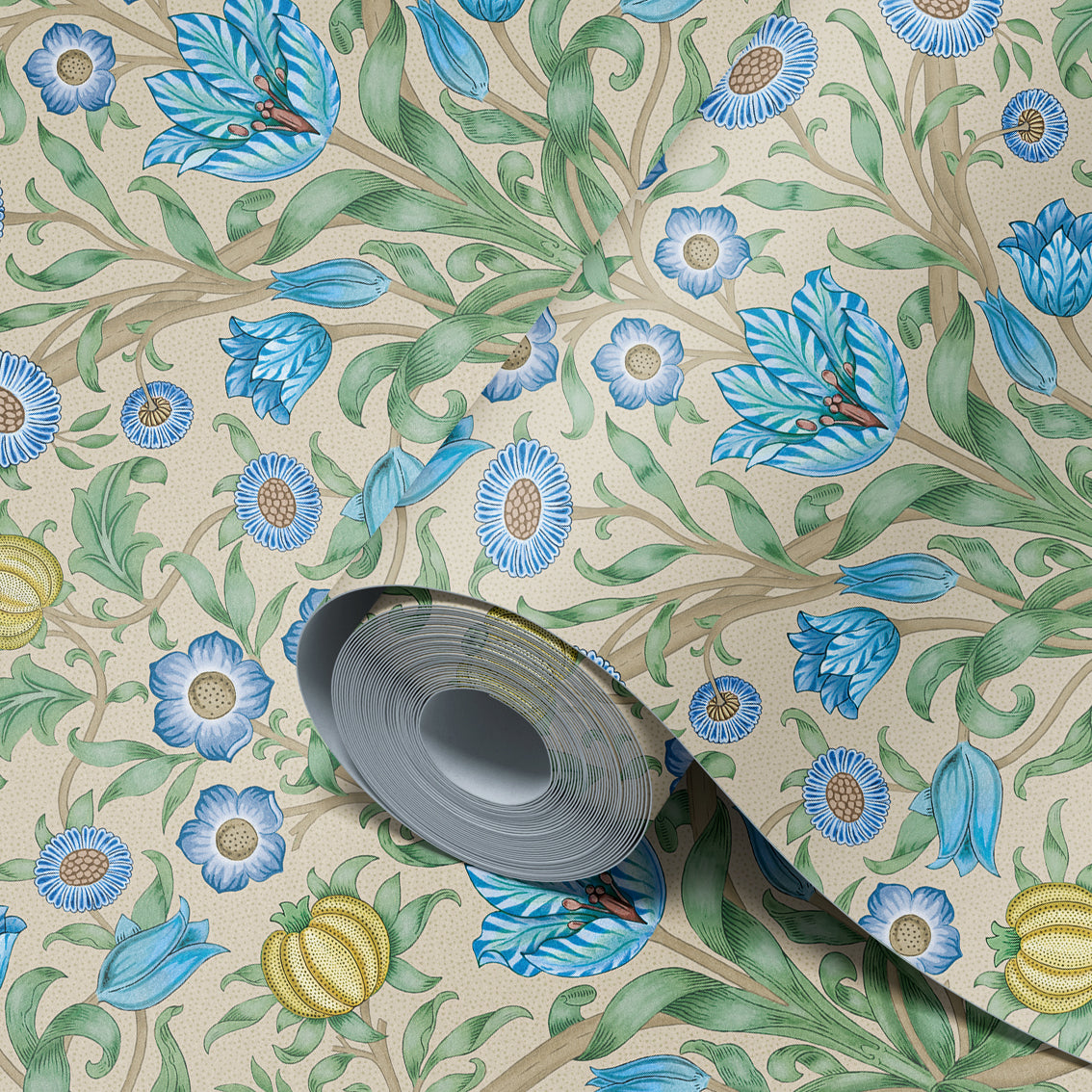 Blooming Flowers Blue