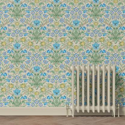 Blooming Flowers Blue