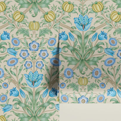 Blooming Flowers Blue