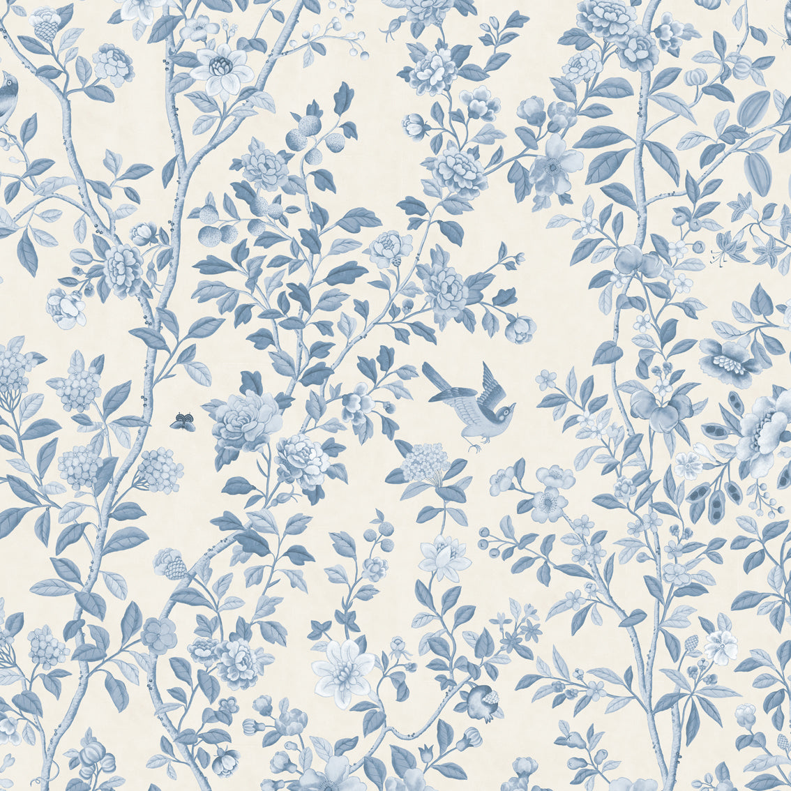 ChInoiserie Tone in Tone Blue