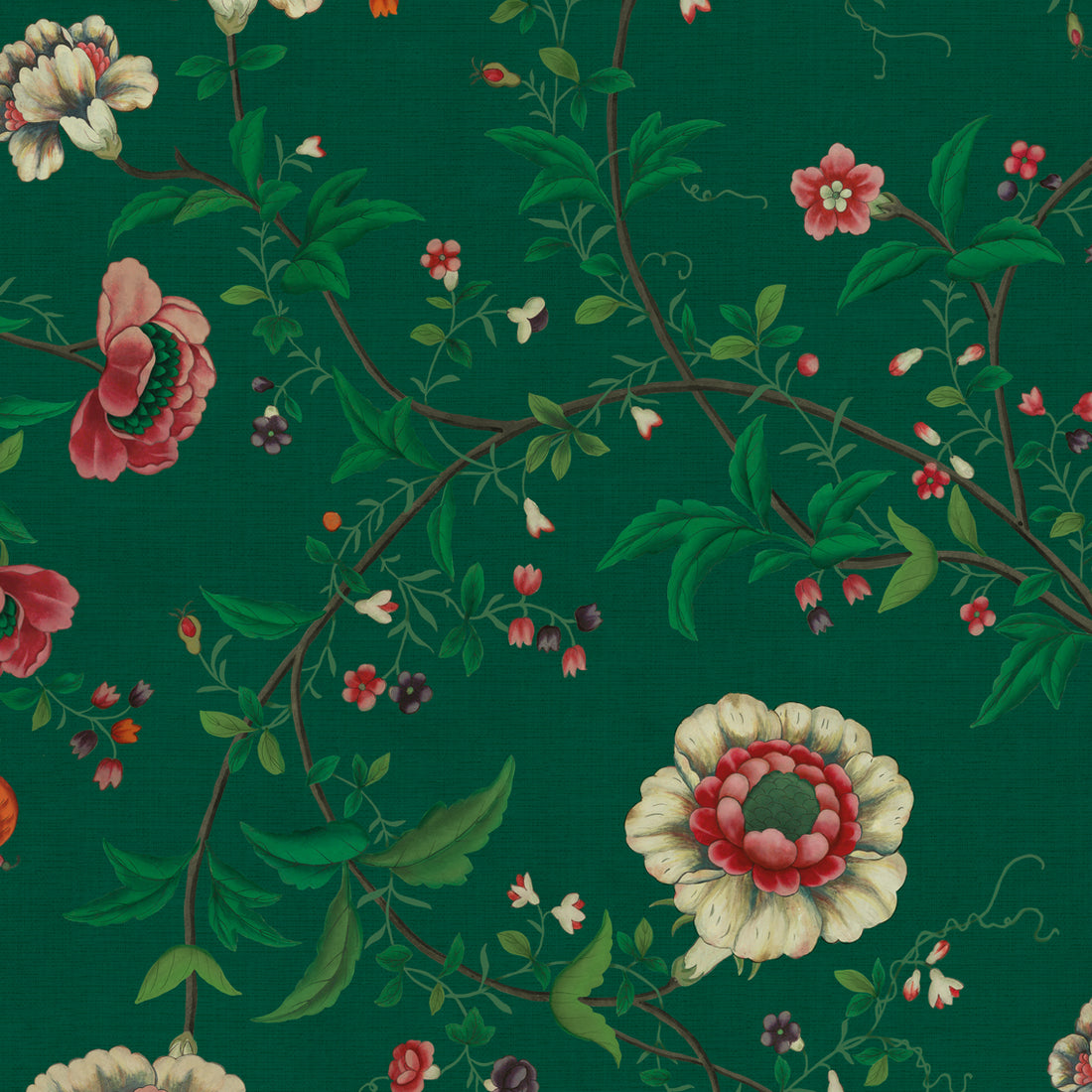 Floral Heritage Darkgreen