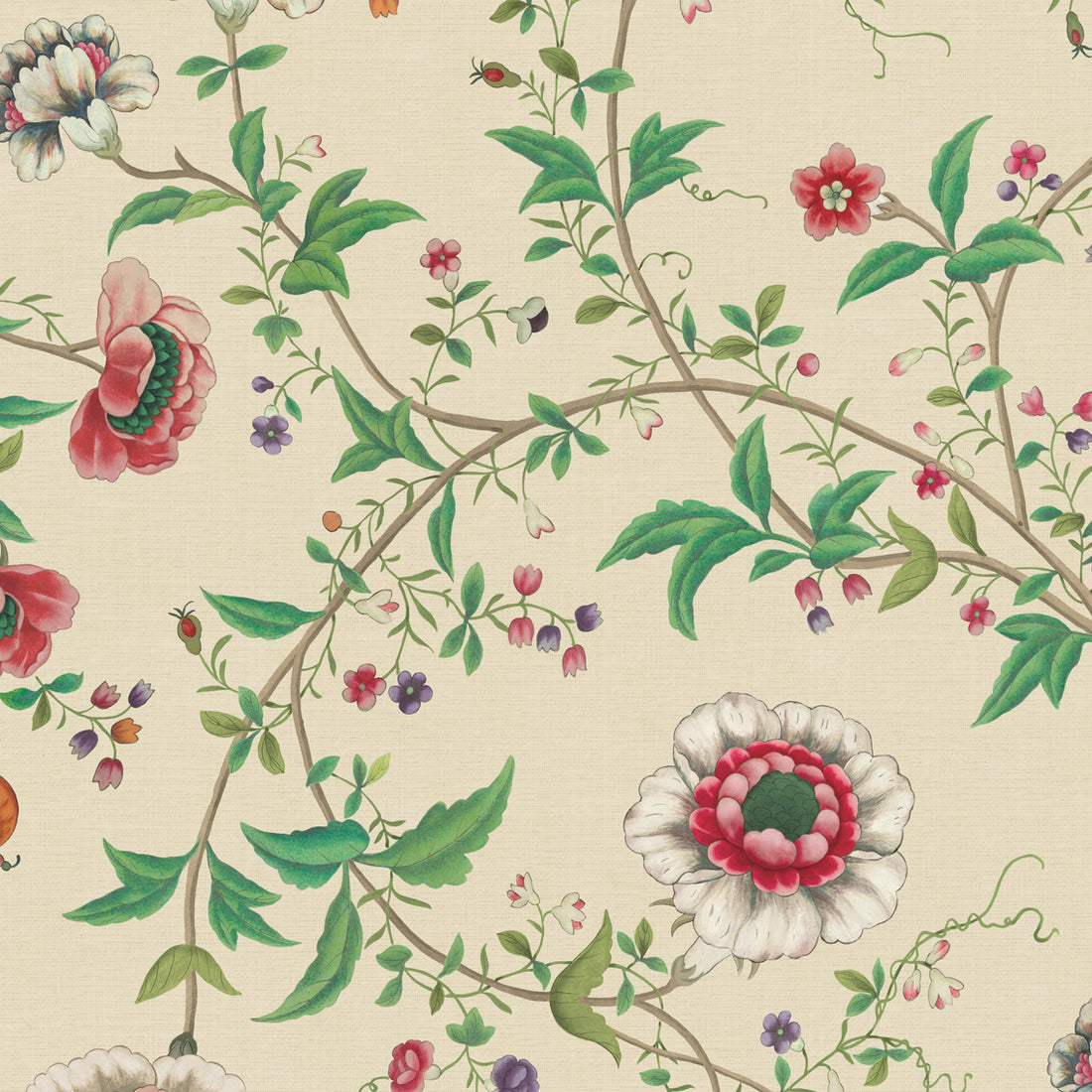 Floral Heritage Offwhite