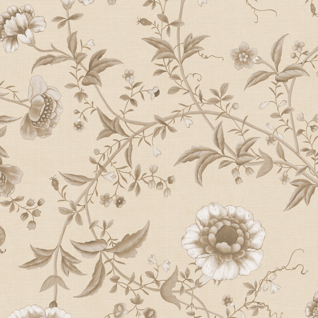 Floral Heritage Two Tone Offwhite