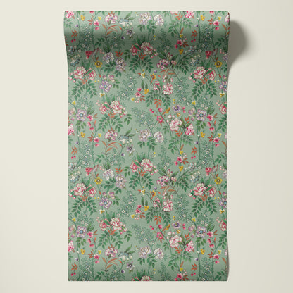 Little Flowers Lightgreen