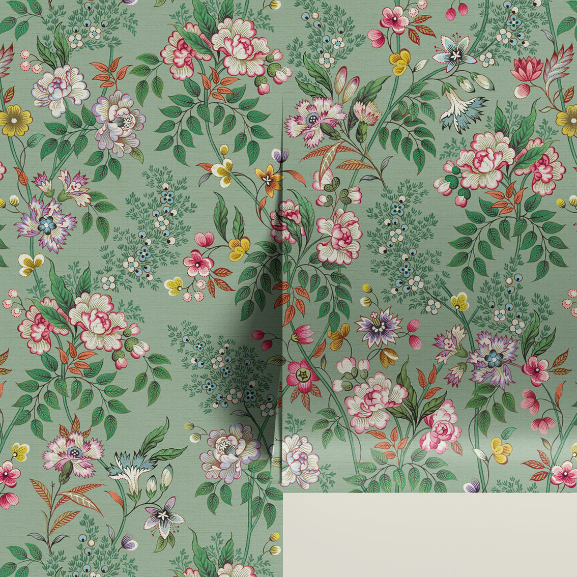 Little Flowers Lightgreen