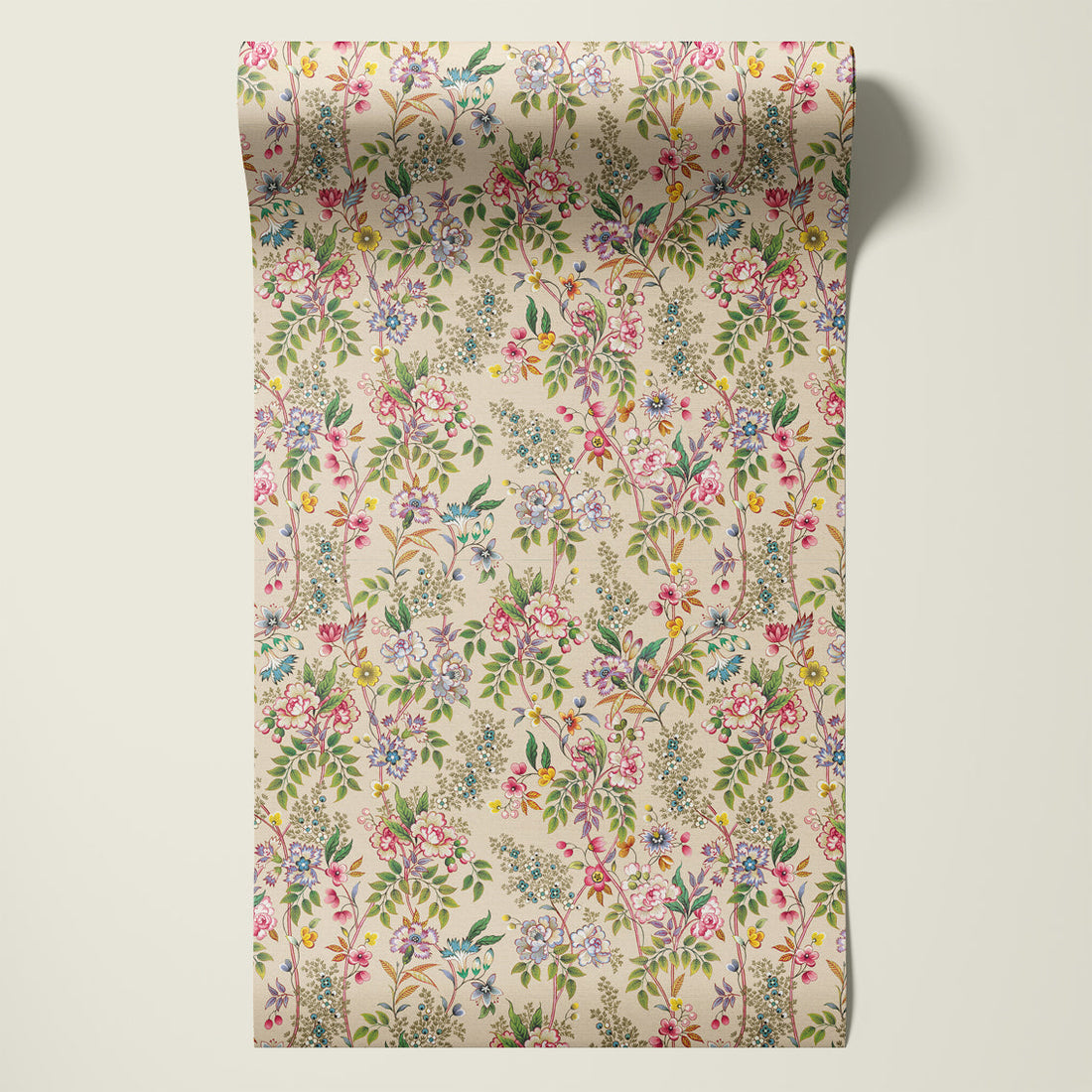 Behangsample Little Flowers Offwhite