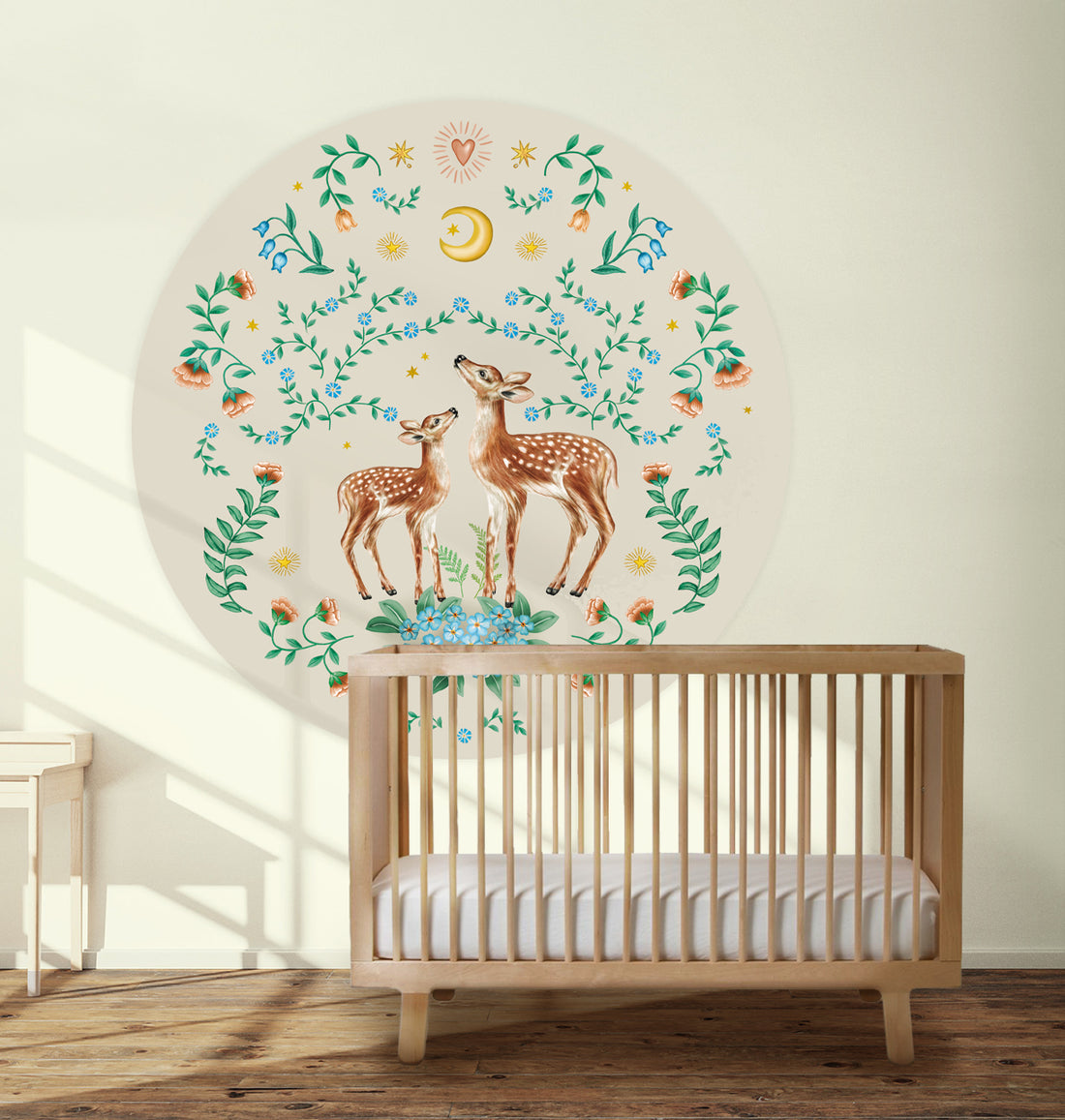 Behangcirkel Little Dear Khaki - Story of July